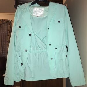 Mint green jacket